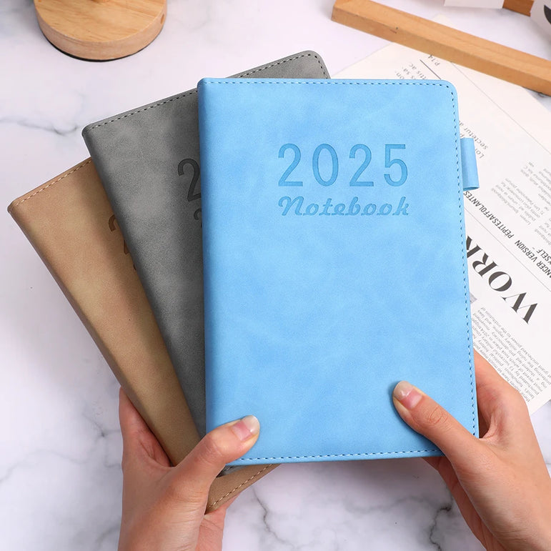 2025 Schedule, Planner, Daily Planner, Calendar, Notepad, Self-Discipline Punch Book, Notebook, Diary, Gifts, Suitable for Work