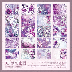 20pcs/lot Memo Pads Material Paper Renaissance Illustrated Scrolls Junk Journal diary Scrapbooking  Background Decoration Paper