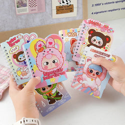 A7 Cartoon Capybara Coil Notebook Kawaii Learning Coil Book Cute Study Pocket Notepad Small Notebook School Stationery 
﻿ 
﻿