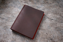 First-layer Cowhide Notebook A4 Enlarged Notebook Crazy Horse Leather Binder Thickened Sketchbook Retro Notepad Gift Notebook