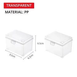 Transparent Idol Photo Storage Case Plastic Kpop Albums Photocards Small Card Collection Organizer Photo Card Holder Box
