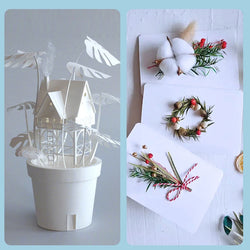 A4 180 230 300G 20/50PCS White Cardboard Paper DIY Handmade Card Thick Watercolor Painting Hand Copy Paperboard Business Card