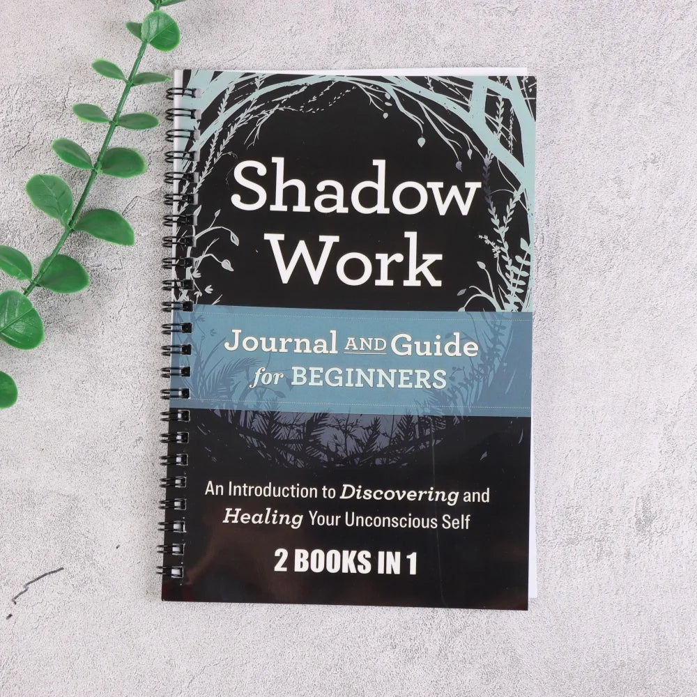 Self-help personal growth notebook: a daily writing guide to integrating and transcending the shadow, spiral bound soft cover