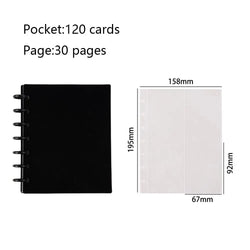 Kpop Photo Album New INS Multi-pockets Loose-leaf Binder 3 Inch Photocard Holder Idol Cards Collect Book Star Chaser