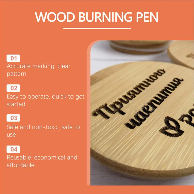 Wood Burning Pen 3 Pieces Wood Markers Wood Burning Tool Wood Burning Kit Wood Stain Markers For Christmas New Year Family