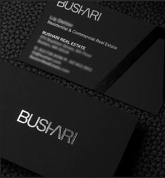 High-end Dusiness Card Customization 500g Dlack Card Paper Business Hot Stamping Free Design Business Card Custom Printing