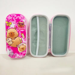 Kawaii 3D multiple anime EVA large-capacity waterproof lightweight student pencil cases, school supplies and stationery bags