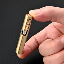 Mini Brass Pen Pocket Ballpoint Pen Signature Pen Small Bolt Action Ballpoint Pen Refillable Retractable Pens