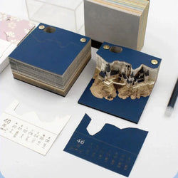 Block 3D Memo Note Cute Diy Novelty Building Castle Notes New Year Christmas Birthday Gift school office supplies Stationery