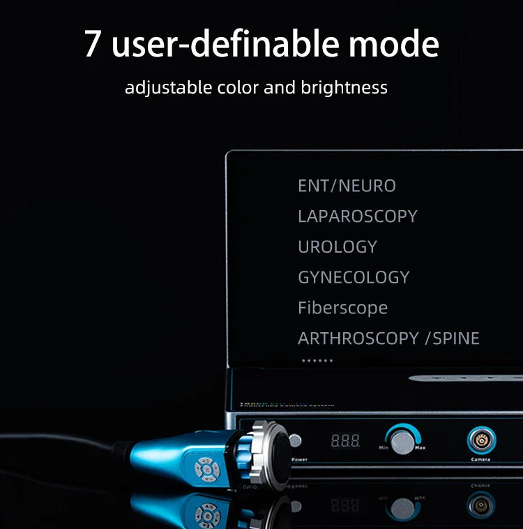 Portable Medical Endoscope Camera System 1080P Full HD Endoscopy Camera With LED Light Source For ENT Nasal Veterinary Surgery