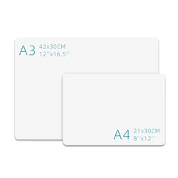 A4/A3 Magnetic Whiteboard Dry Erase White Board Markers Office Home Erasable Flexible Refrigerator Magnet Memo Message Board