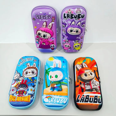 Kawaii 3D multiple anime EVA large-capacity waterproof lightweight student pencil cases, school supplies and stationery bags