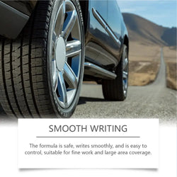 Tire Paint Pen 3X White Tire Marker Pens Marking Pens Oil Based Marker Pen Quick Dry Permanent Markers For Tire Rubber Wood