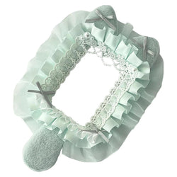 Cute Lace Top Loader Kpop Photo Card Top Loaders Decorating Poca Sleeves Photocard Holder Keychain Toploader Embellishing Idol