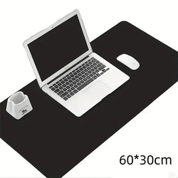 1pc Large Size 600*300mm Office Desk Protector Mat PU Leather Waterproof Mouse Pad Desktop Keyboard Desk Pad Gaming Mousepad