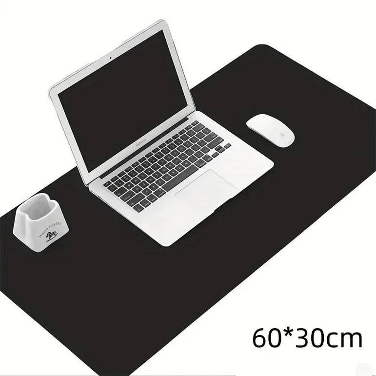 1pc Large Size 600*300mm Office Desk Protector Mat PU Leather Waterproof Mouse Pad Desktop Keyboard Desk Pad Gaming Mousepad