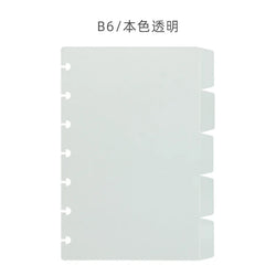 A4A5B6B5 Divider Page Index Page Category Page Index Loose-leaf Book Sub-page Divider Hand Account Divider Page for Notebook