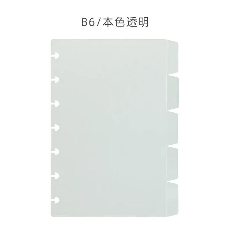 A4A5B6B5 Divider Page Index Page Category Page Index Loose-leaf Book Sub-page Divider Hand Account Divider Page for Notebook