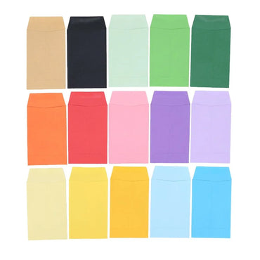 20pc Small 6x9cm Gule Stick Paper Letter Pocket Envelops for Cash Coin Mini Paper Envelopes Bag Small Business Supplies Red