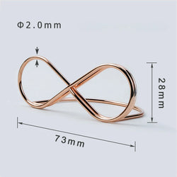 Creative Multi-purpose Card Holders Iron Curve Beauty Memo Holder Business Card Holder Party Seat Card Holder Name Tag Stand