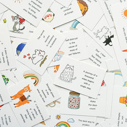 90pcs Inspirational Affirmation CardsMotivational QuotesMotivational InspirationBlessing CardsBirthday GiftsMessage Small Cards