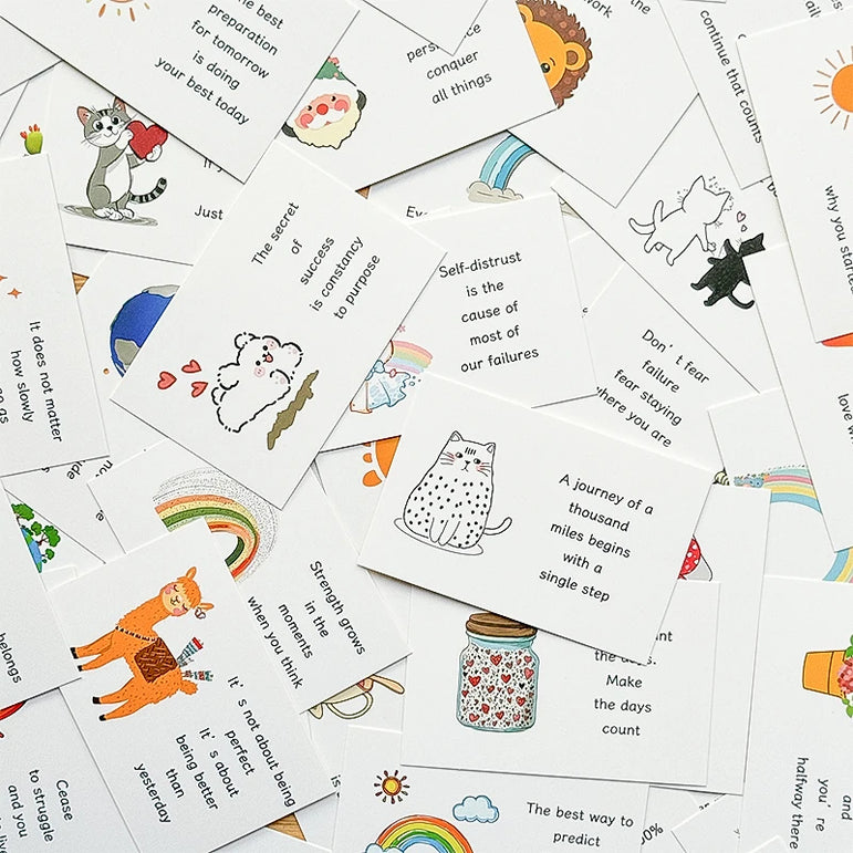 90pcs Inspirational Affirmation CardsMotivational QuotesMotivational InspirationBlessing CardsBirthday GiftsMessage Small Cards
