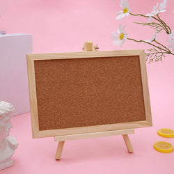 Cork Blackboard Bulletin Board Corkboard DIY with Push Pins Home Office Hanging Display Board Office School Wood Drafting Board