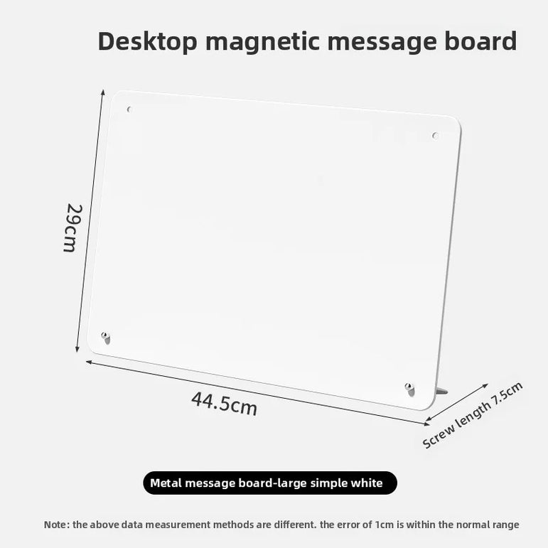 Desktop magnetic large-sized whiteboard, handwritten ironwork sign, coffee shop, standing blackboard billboard