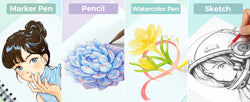Ohuhu Double Sided Marker Pads Art Sketchbook Bleedproof Spiral Bound Sketching Book for Alcohol Markers Drawing Notebook School