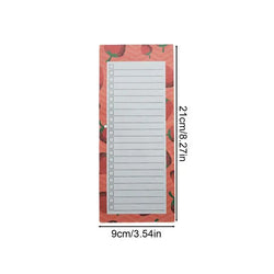 50 Sheets Magnetic Fridge Notepads To-Do List Pad Memo Pad for Grocery Shopping Memos Mini To-do-list Note Paper Pad Reminders