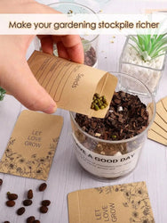 60/120 Pcs Seed Envelopes Bulk 2.36 x 3.15 Inch Seed Packets Envelopes Self Adhesive Small Paper Coin Envelopes Resealable Seed