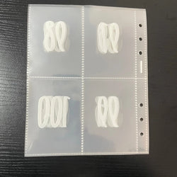 25 Sheets Of 100 Envelopes Save Money Challenge Pre-marked 1-100 Money Bag Cash Filler A5 Ring Adhesive Insertion Replacement