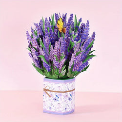 1pc Pop Up Cards 3D Paper Flowers Bouquet Greeting Cards Sunflower for Women Boss Best Friends Mother