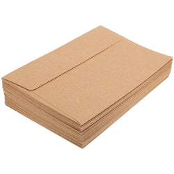 50Pcs Invitation Card Blank Brown Paper Envelope Paper Set Retro Style Suitable For Christmas Valentine's Day And Other Festival