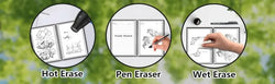 HOMESTEC A4 Reusable Erasable Notebook With Pen&Cloth Microwave Heating Waterproof Notepad Office School Smart Notebook
