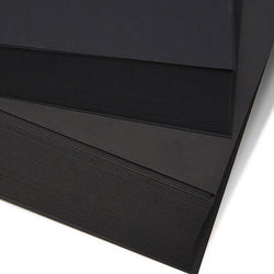 A4 180G200G300G 20/50PCS Black Cardboard Paper Handmade Card Paper DIY PackageThick Watercolor Painting Origami Crafts Pack