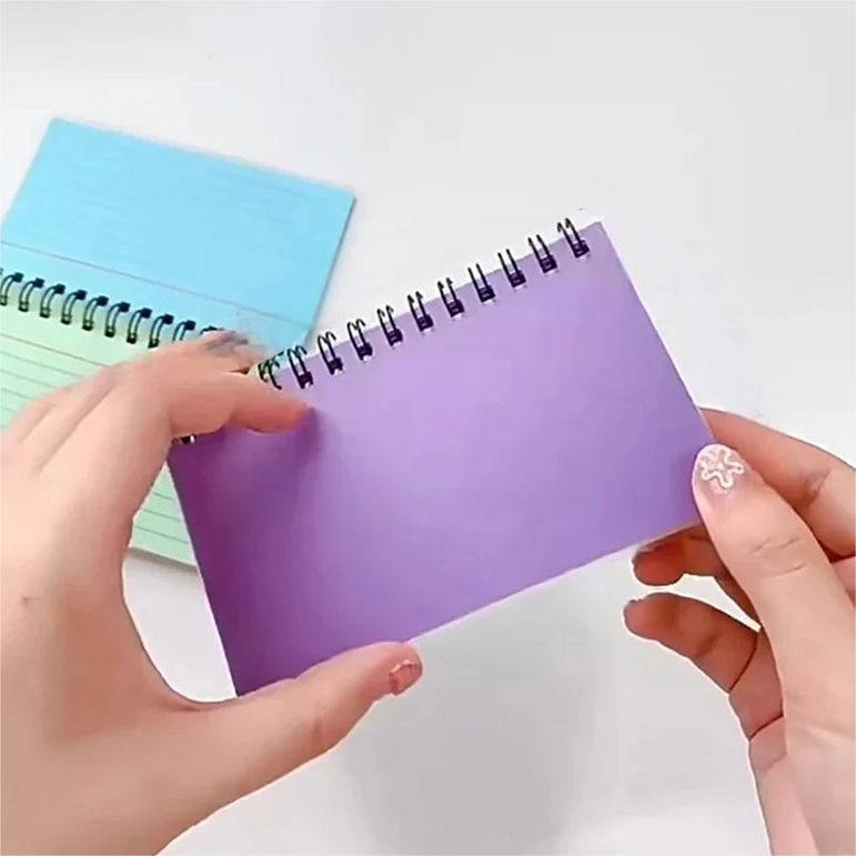 Tearable Spiral Notebook – 1PC Horizontal Line Journal, Office Diary, Writing Notepad, Stationery Supplies