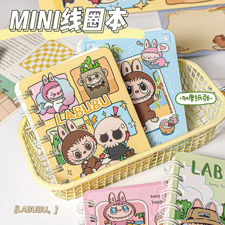 A7 Cartoon Capybara Coil Notebook Kawaii Learning Coil Book Cute Study Pocket Notepad Small Notebook School Stationery 
﻿ 
﻿