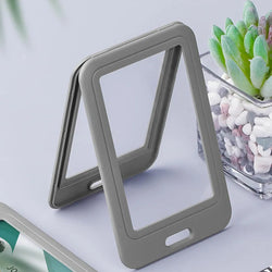 New Transparent Work Card Badge Holder Office Staff Employees ID Card Clear Pass Name Work Card Cover Case Sleeve with Lanyard