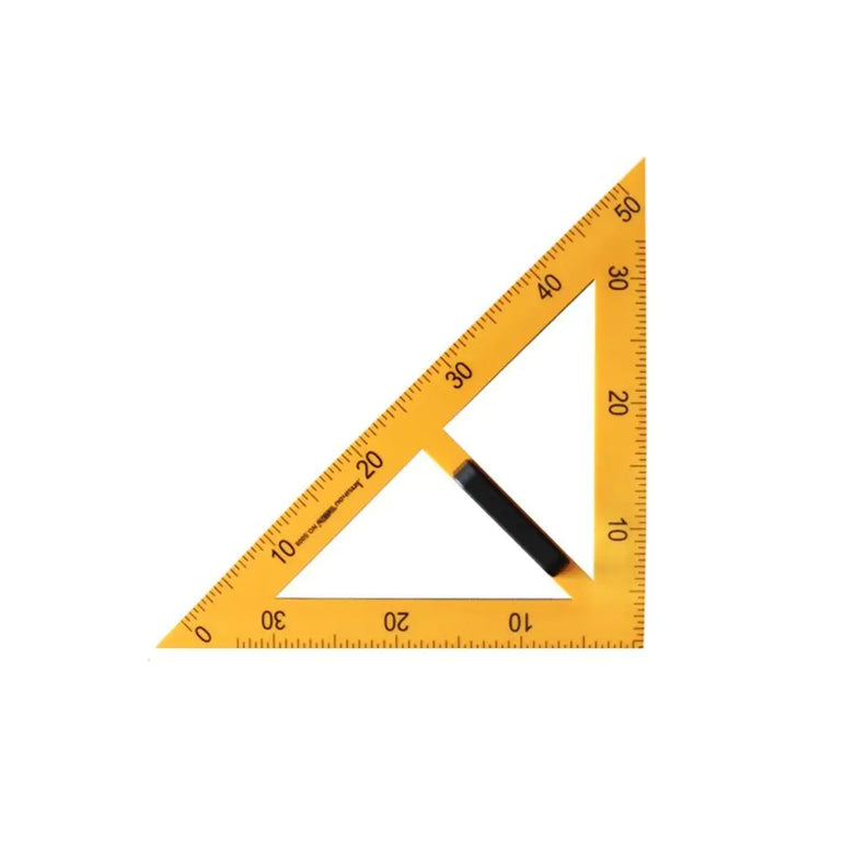 Large Triangular Ruler Professional Math Geometry Multifunction Compass Multi-Size Angle Protractor Teacher