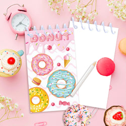 16pcs Football Mermaid Animals Mini Spiral Pocket Notebooks Memo Pad Coil Booklet Notepads For Kids Gifts Party School Diaries
