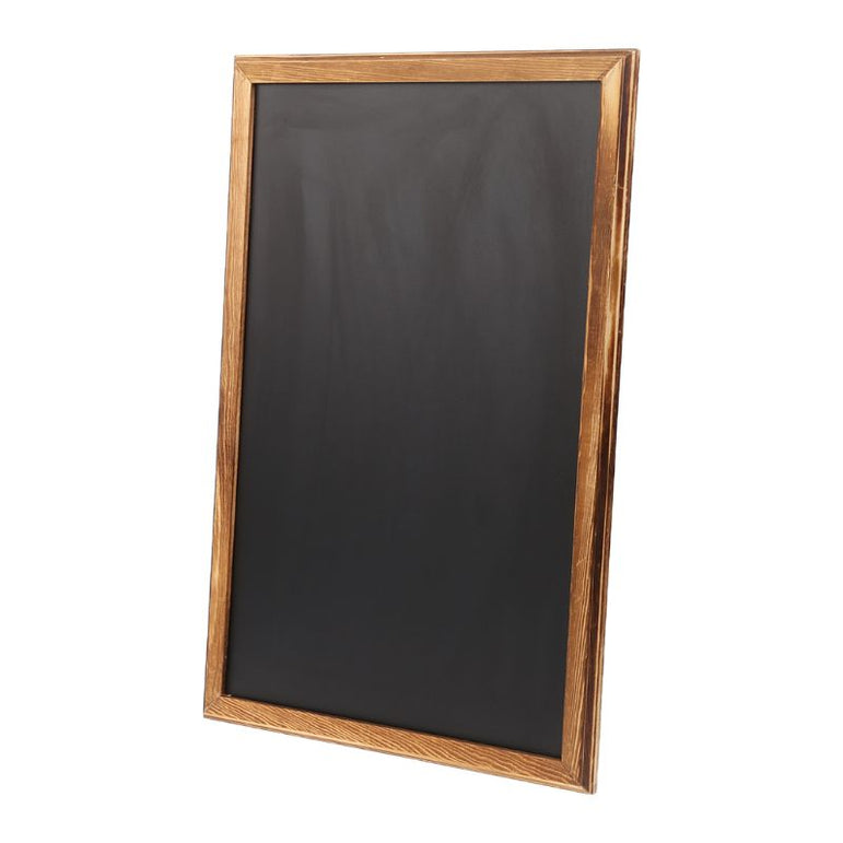 Rectangle Hanging Wooden Message Blackboard Chalkboard Wordpad Sign Kids Board D5QC