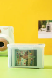 1PCS Card Holder Transparent Idol Kpop Albumes Photo Storage Photocards Small Card Collection Organizer Box Case Container