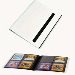 Trading Card Collector Holder 4/9/12-Pocket Binder Portable Storage Case Suitable for Game Cards Baseball Football Cards