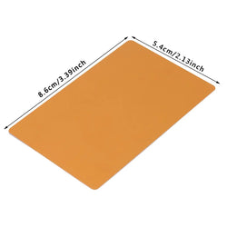 100pcs Multi-color Metal Aluminum Sheet Laser Marking Debugging Engraving Debugging Material Color Aluminums Business Card