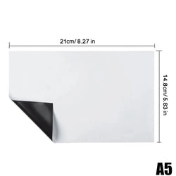A5 Size Magnetic Whiteboard Pens Fridge Dry Erase White Board Refrigerator Magnet Note Home Soft Flexible Remind Message Boards