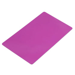 100pcs Multi-color Metal Aluminum Sheet Laser Marking Debugging Engraving Debugging Material Color Aluminums Business Card