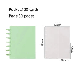 Kpop Photo Album New INS Multi-pockets Loose-leaf Binder 3 Inch Photocard Holder Idol Cards Collect Book Star Chaser