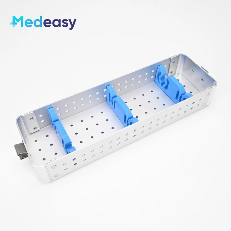 Rigid Endoscope Sterilizing Container Aluminium ENT Endoscopy Sterilization Tray Disinfection Box Case for Medical Instruments