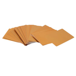 100pcs Multi-color Metal Aluminum Sheet Laser Marking Debugging Engraving Debugging Material Color Aluminums Business Card